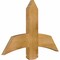 Ekena Millwork Bellingham Rough Sawn Timber Gable Bracket, Western Red Cedar, 36"W x 24"H x 2"D x 6"F, 16/12 Pitch GBW036X24X0206BEL00RWR - alternate 4